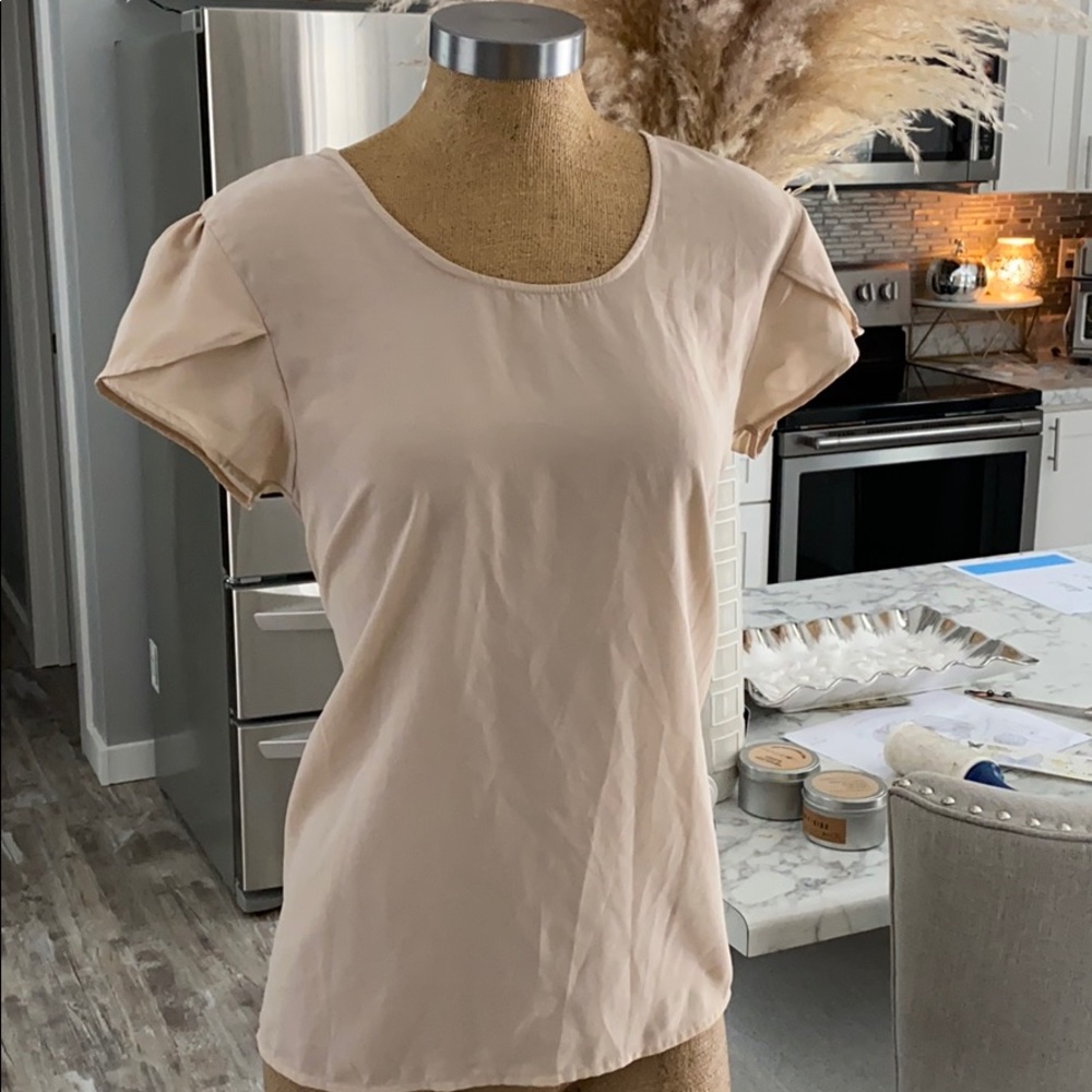 Flowy sheer blouse top